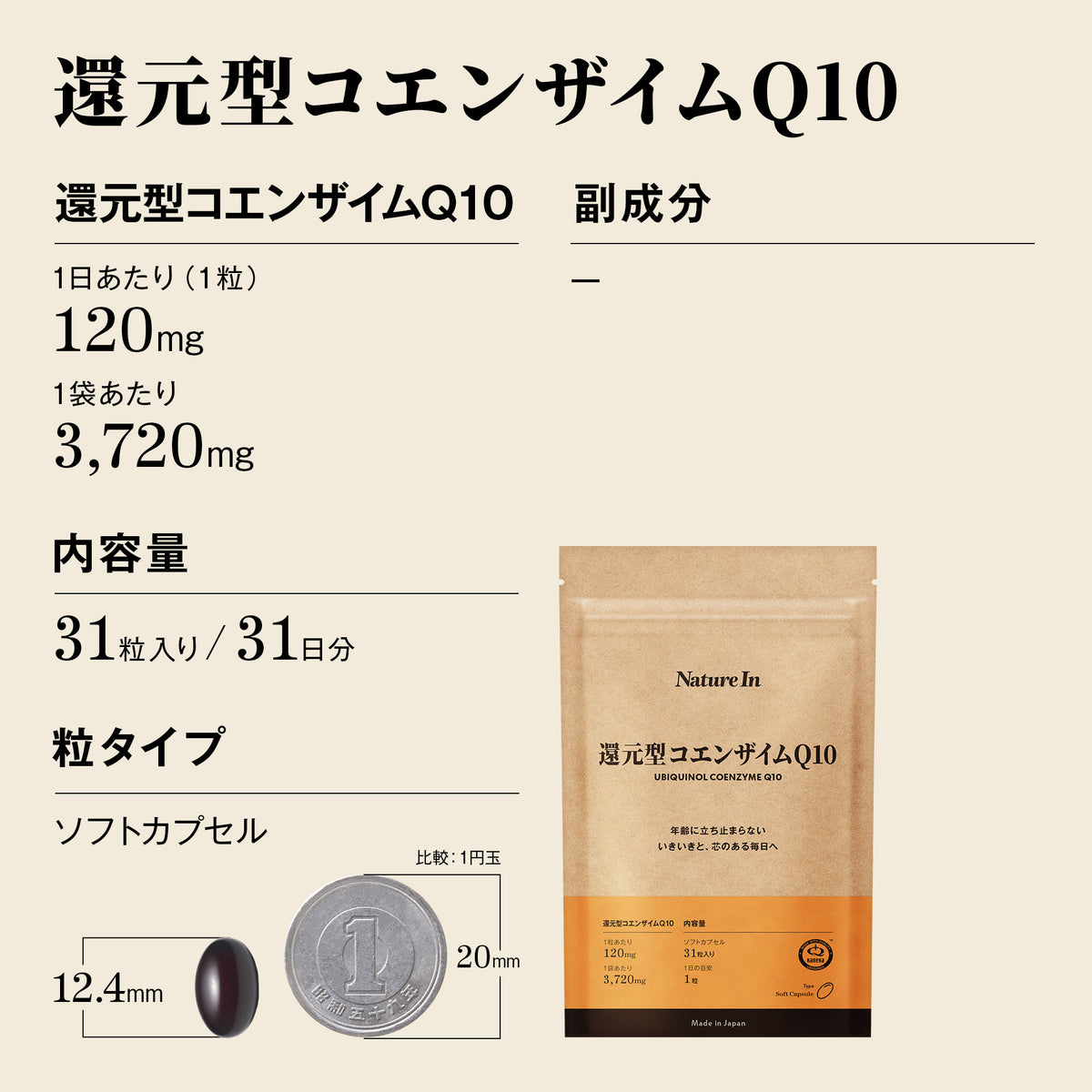 還元型コエンザイムQ10 サプリメント