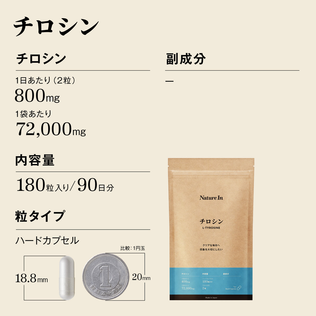 チロシン サプリメント