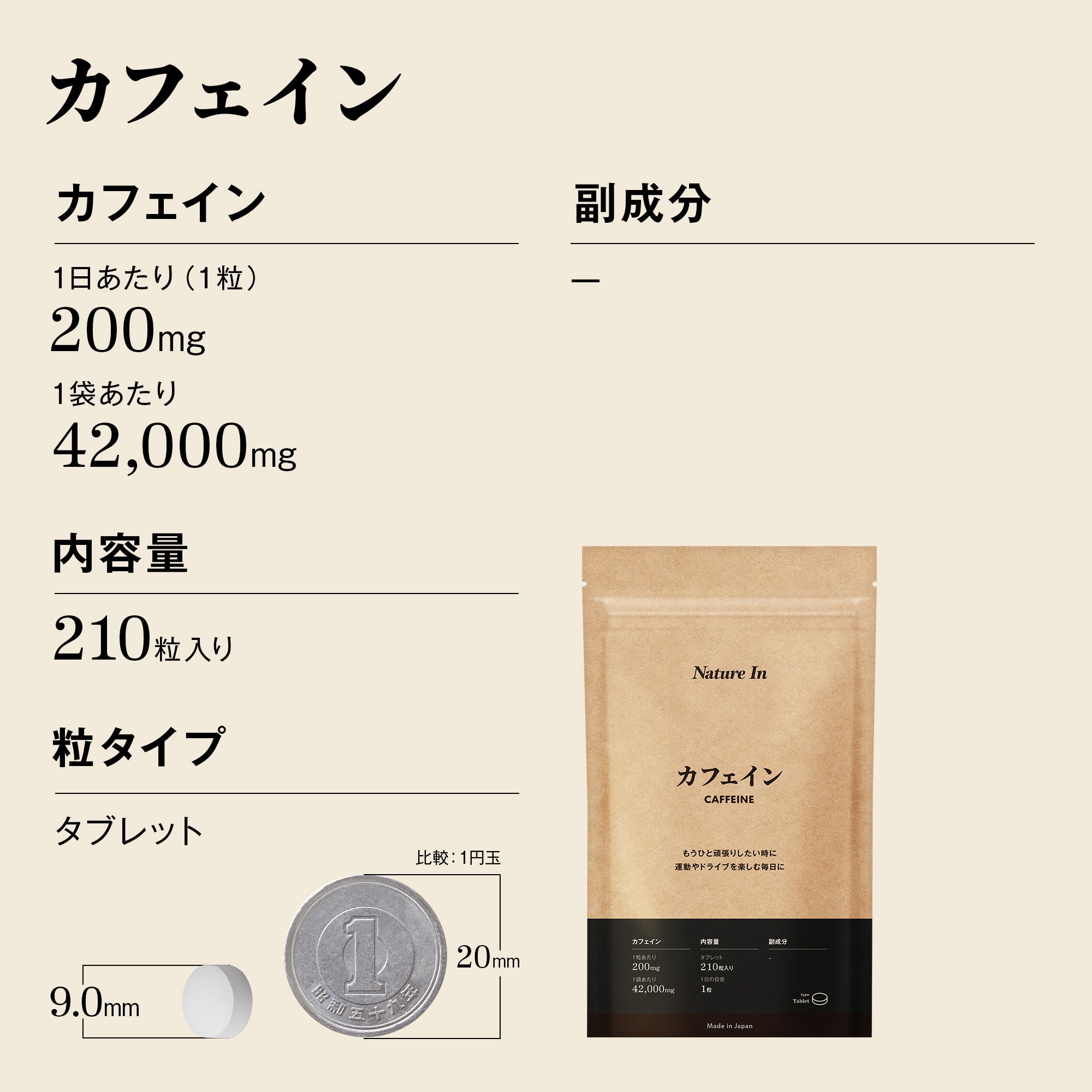Nature In カフェイン サプリメント – Nature In（ネイチャーイン