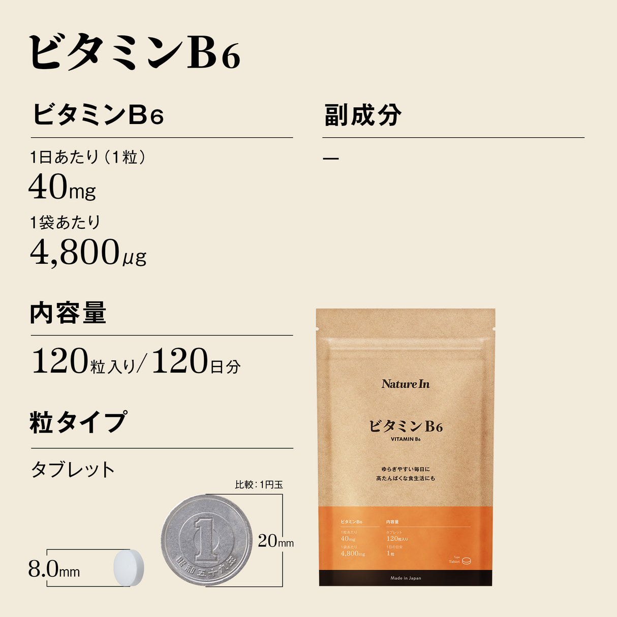 ビタミンB6 サプリメント