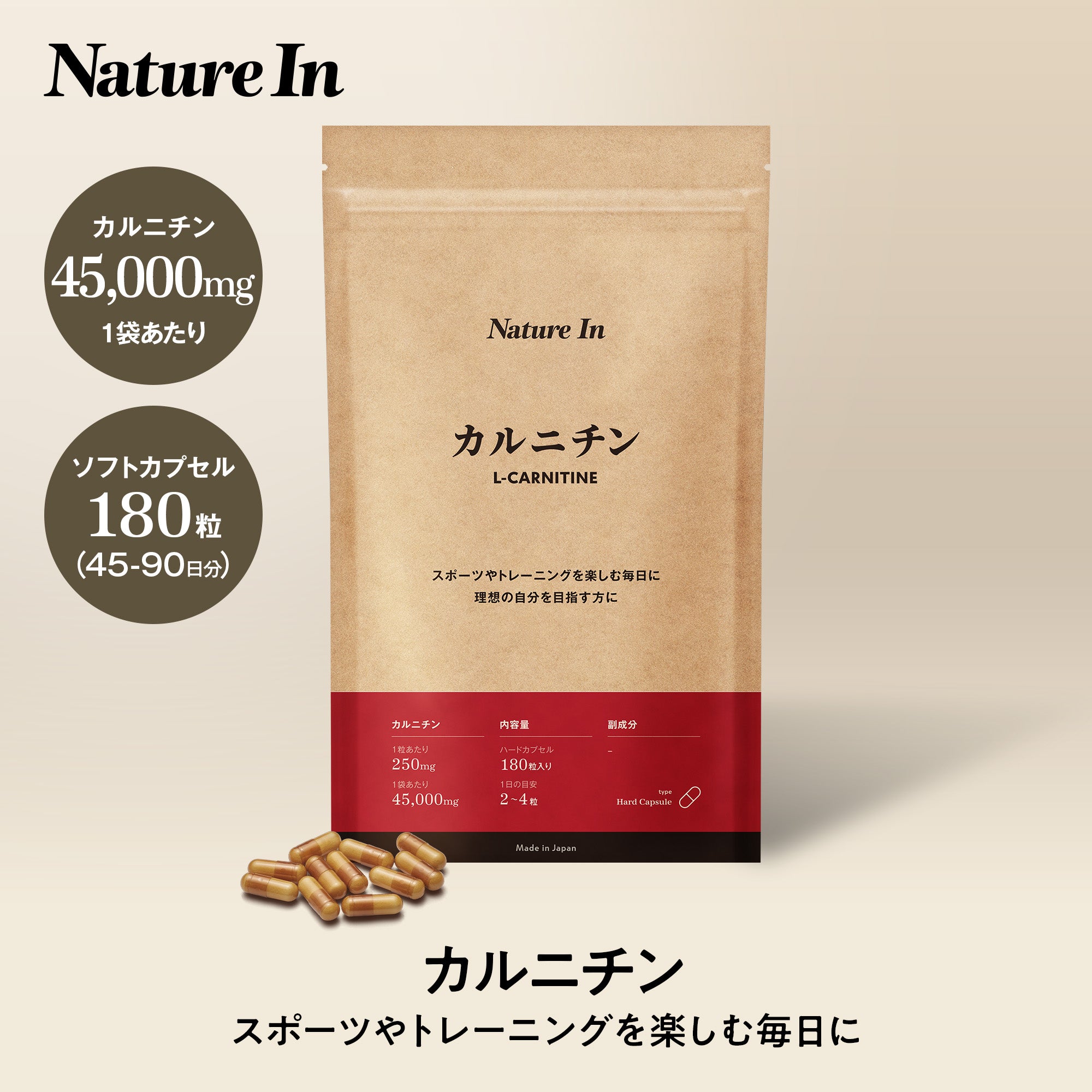 Nature In カルニチン サプリメント – Nature In（ネイチャーイン