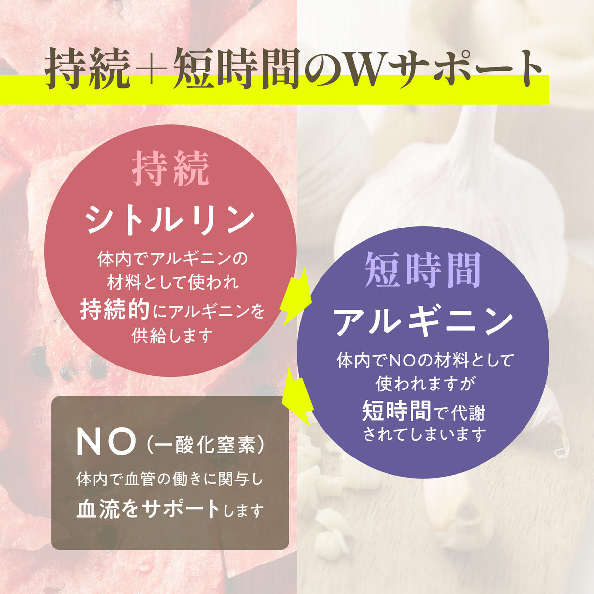 シトルリン&アルギニン サプリメント
