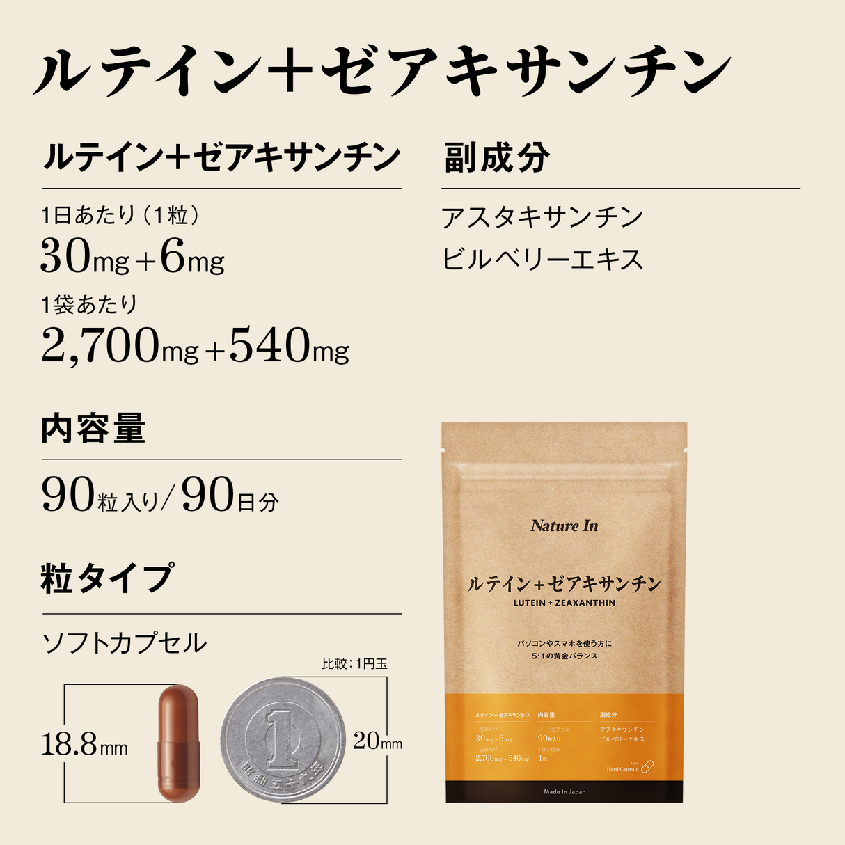 ルテイン サプリメント