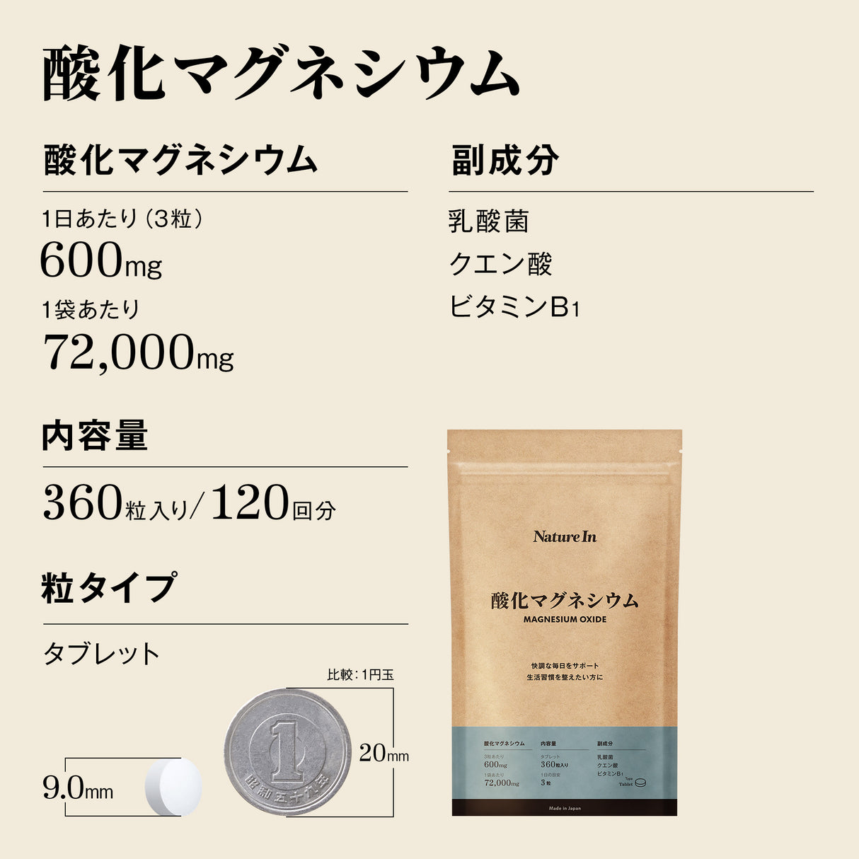 酸化マグネシウム サプリメント